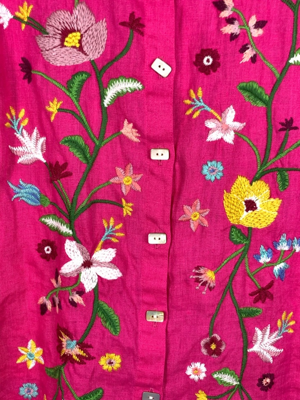 John Mark Hot Pink Textured Top - Picture 10 of 16